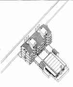 pict 45 * 45. Khovolar, Swiss Mission - L. Marques (Maputo) - axonometric * 1220 x 1442 * (48KB)